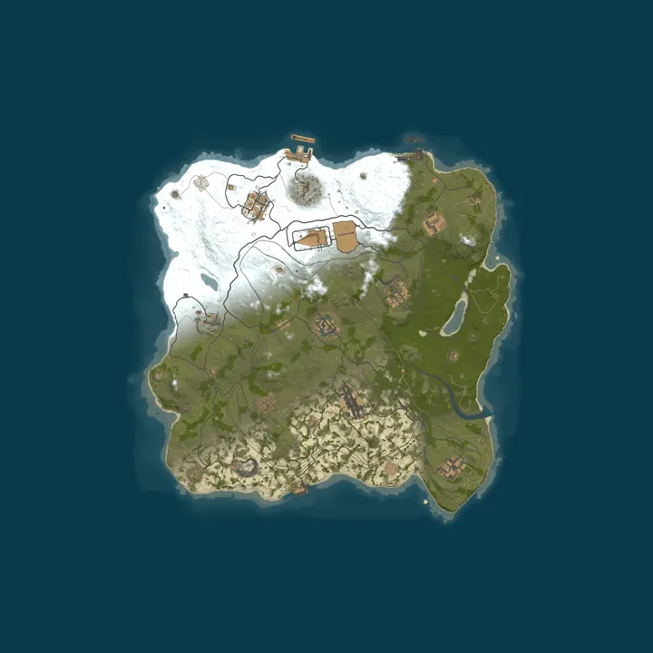 Map of WARBANDITS.GG AU 5X No BPs |Loot++|PvP|MyMini|Shop|X5 JUST WIPE
