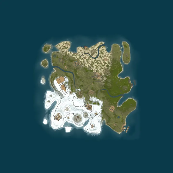 Map of [ASIA] Siam Rust | Vanilla | Weekly