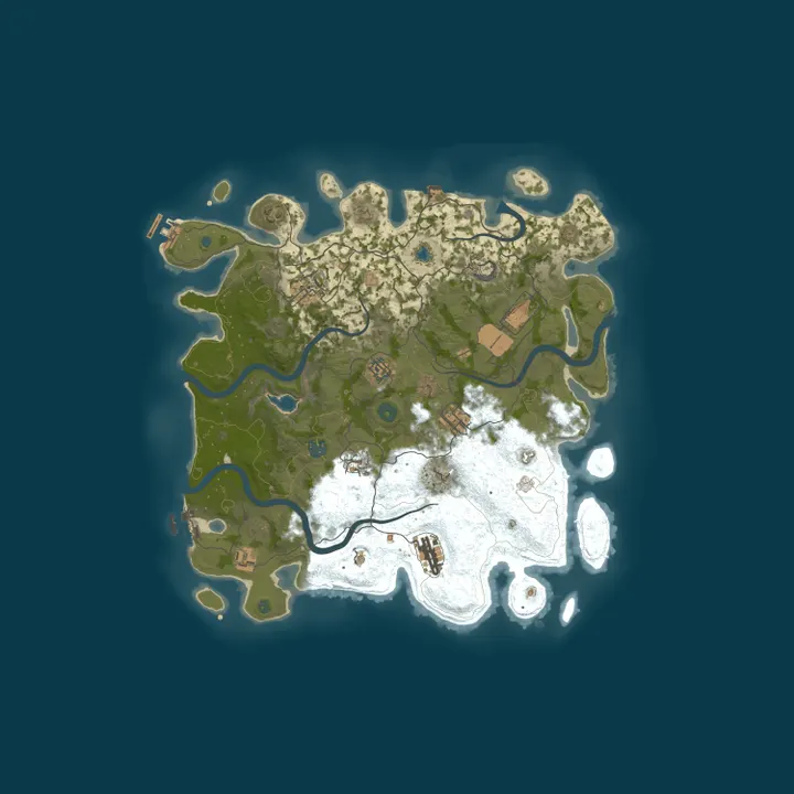 Map of #1 CrystalRUST X50 MAX3 FREE VIP!