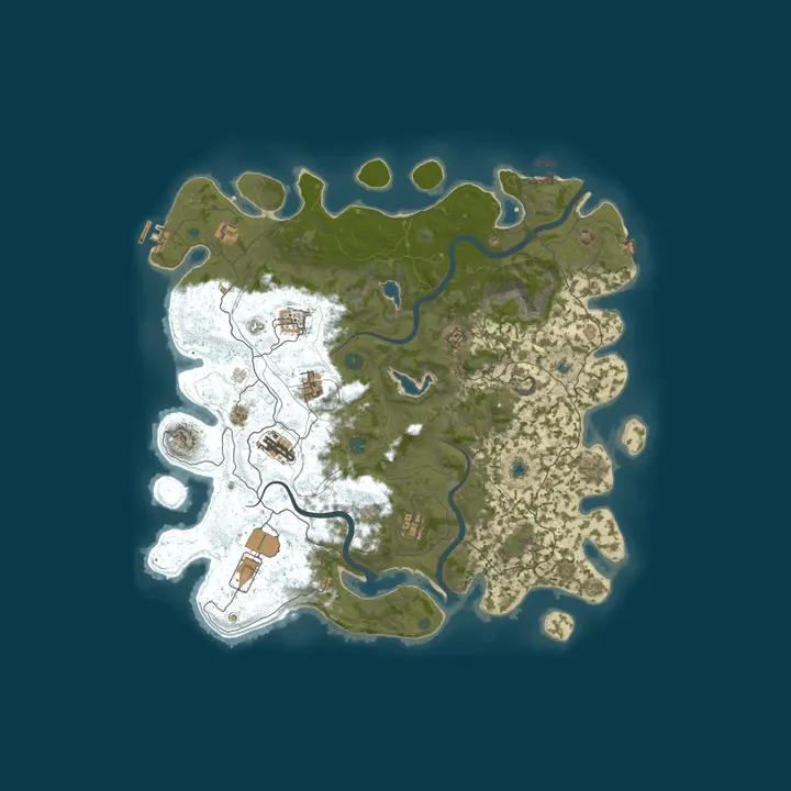Map of [NORDIC]Northern Lights Testing Server