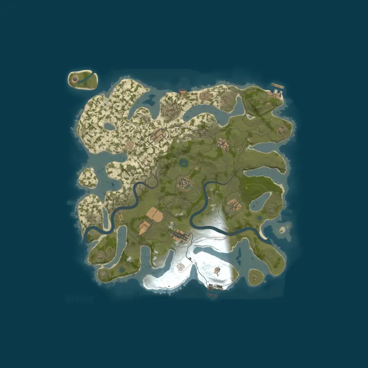 Map of BroRust Maps Closed