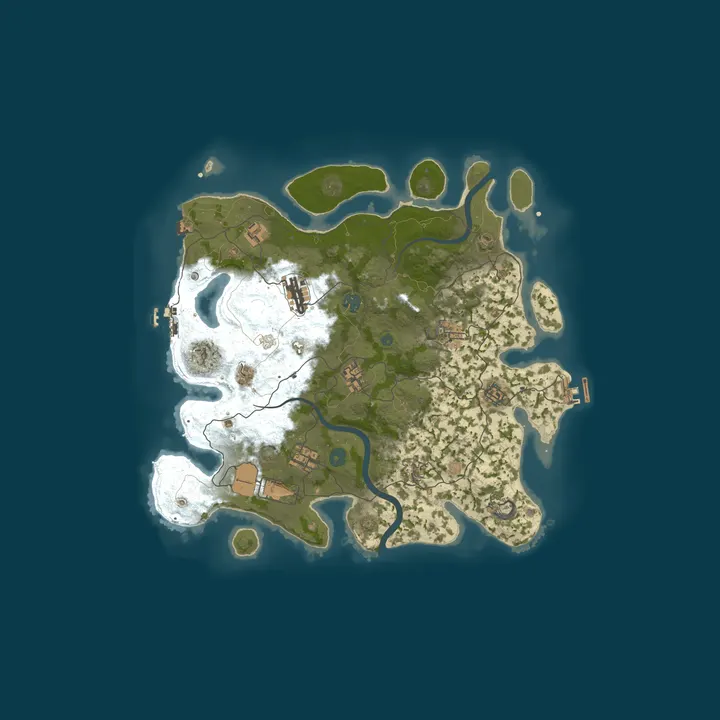 Map of | Sunrise Rust | X2 | Classic+ |