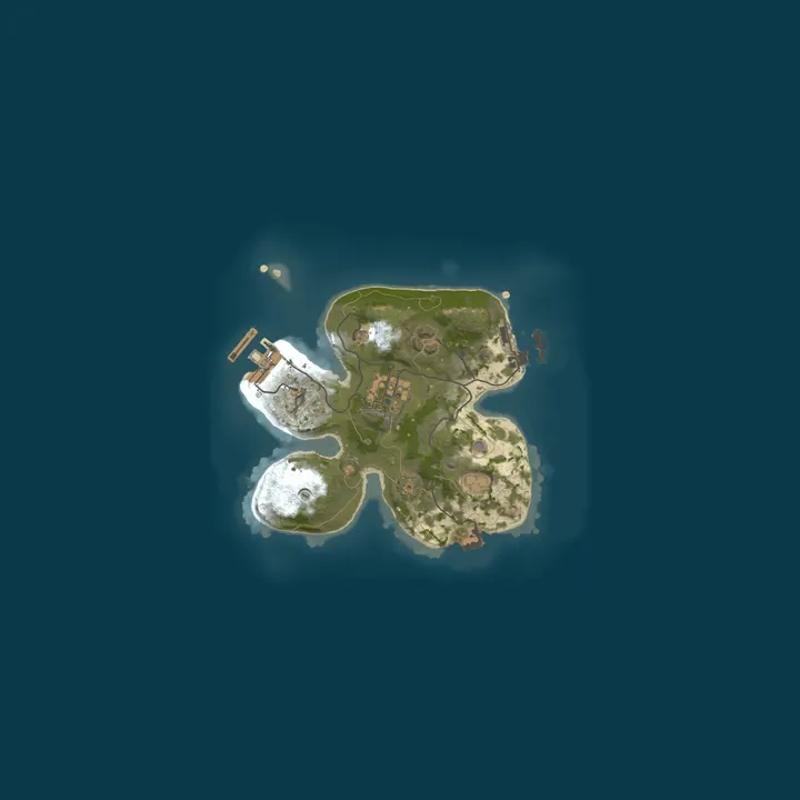 Map of My Rust Server
