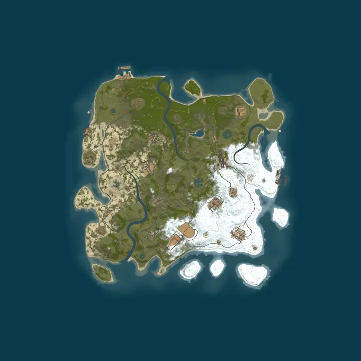 Map of Just Rust