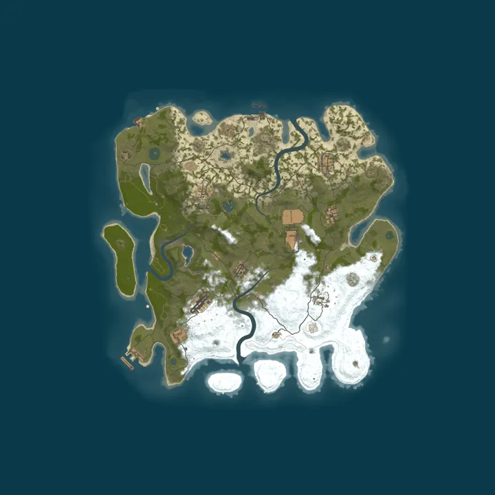Map of [ITA] INFERNO | 2x | LOOT VANILLA | PVP | Wipe 2 Volte al Mese