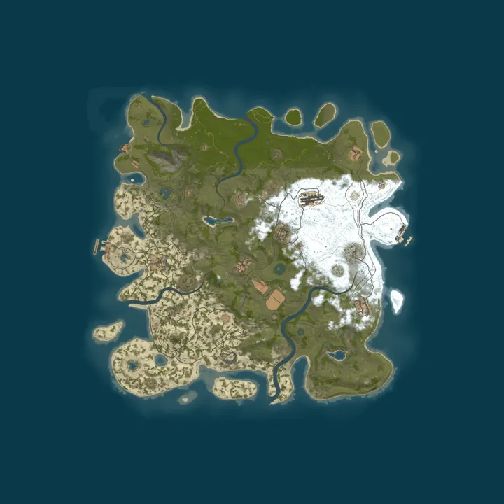 Map of My Rust server