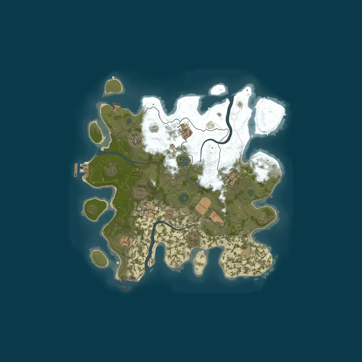Map of The Rust Files  | Vanilla + | Solo/Duo/Trio/Quads