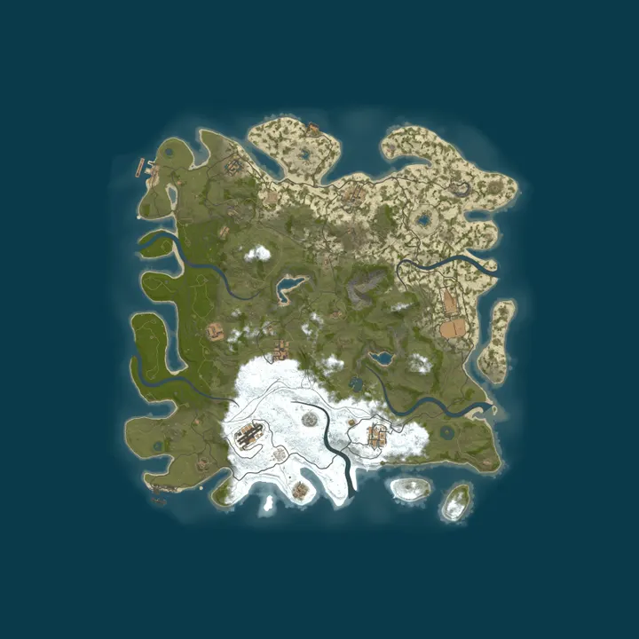Map of Rustafary | x3 - Events - Loot+ - Raids - Zombies - Kits