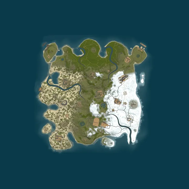 Map of La Guerre des Clans