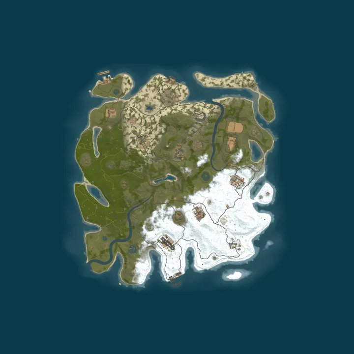 Map of [FR/EU] RUST REBORN | 2X TRIO | FULL PVP NO RAID