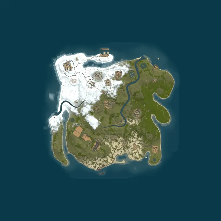 Map of [EU] Rust-France - 2x vanilla | Solo ONLY | FULLWIPED 17/10 17.