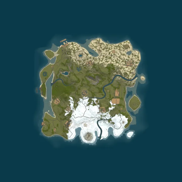 Map of [EU]RustyRed x2|Solo/Duo/MAX2|NOOB FRIENDLY|FULL WIPE 17.10