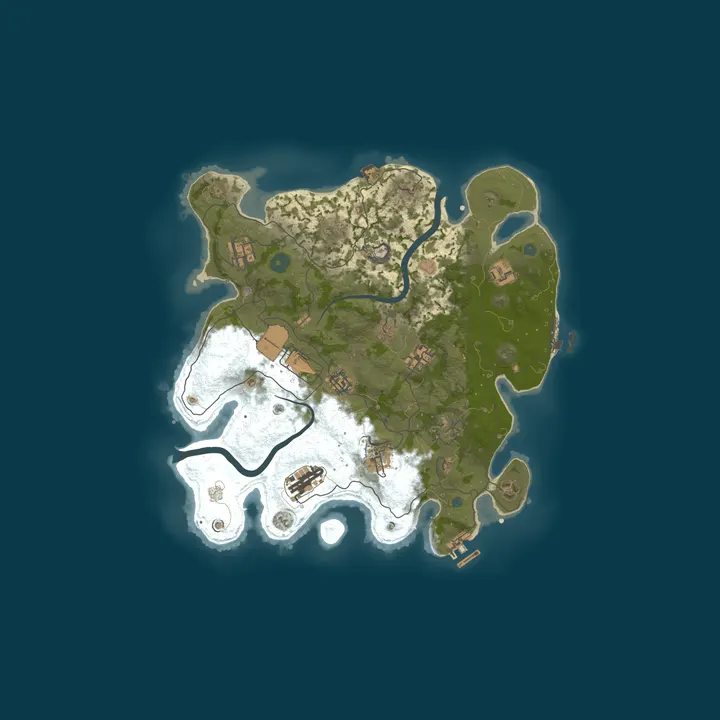 Map of [EU] BrotherHood | 3X Vanilla | Wipe Prizes | Wiped 1d 16h ago
