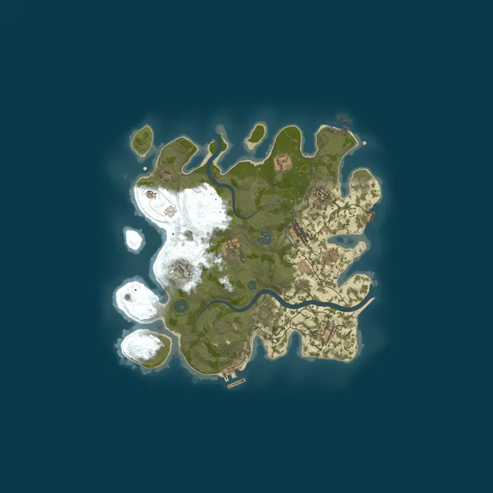Map of Puszta Rust HUN Vanilla