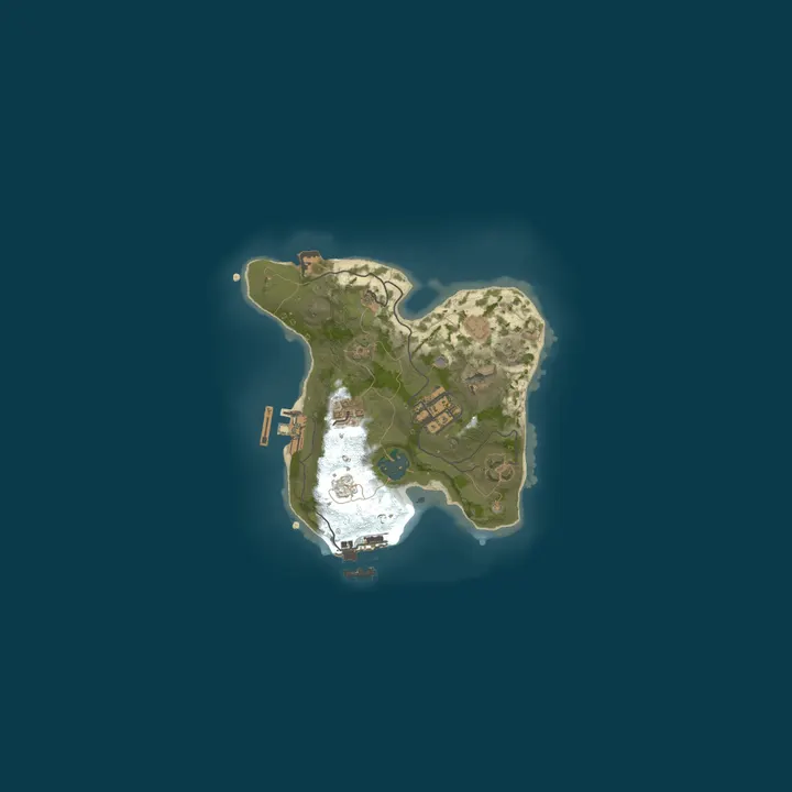 Map of A Rust Server
