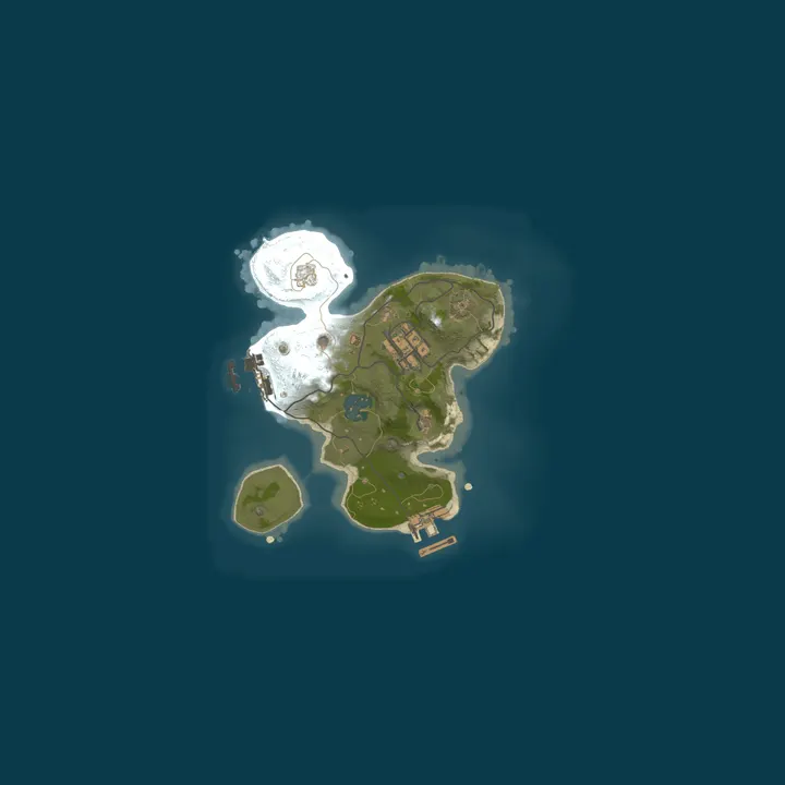 Map of A Rust Server