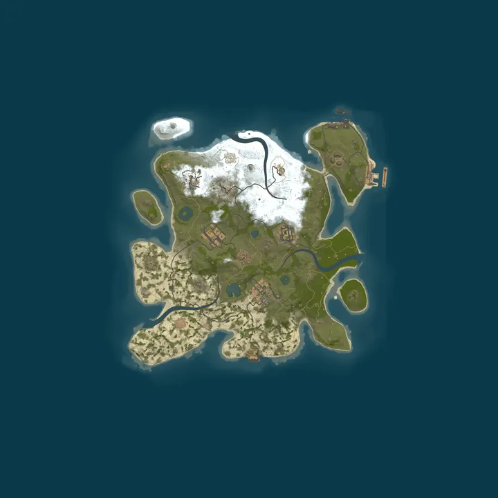 Map of RustyThrones.com | 2X | TRIO | JUST WIPED