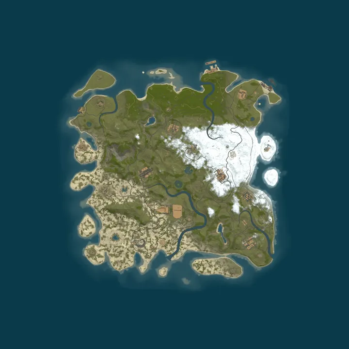Map of My Untitled Rust Server
