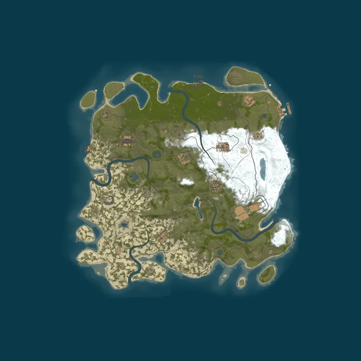 Map of 404 RUST SOLO | ПТ | ДЛЯ НОВИЧКОВ 16.10