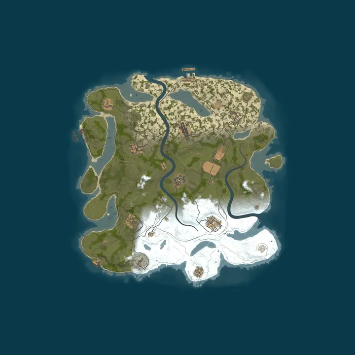 Map of HollowServers.co 10x Solo/Duo [Loot+|MyMini|Shop|PvP]