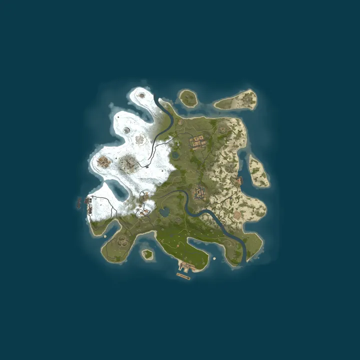 Map of MyRust Solo/Duo/Trio | 2x | THURSDAY WIPE