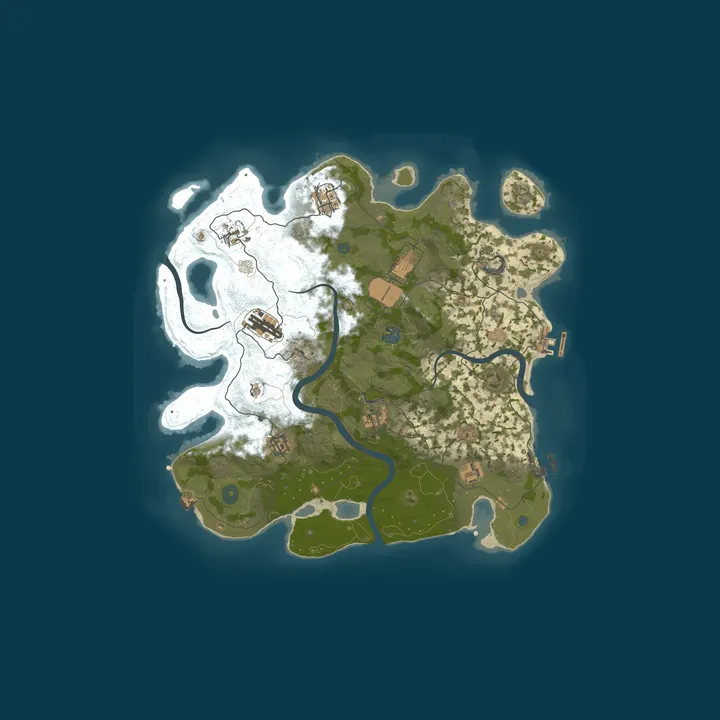 Map of 16/10 | Prime Rust | Vanilla | Solo/Duo | EU | Biweekly | No BP
