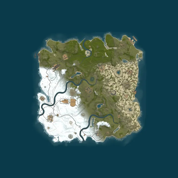 Map of [US] Rust in Peace - 2x Vanilla Fridays | Shared BPs | Max 8