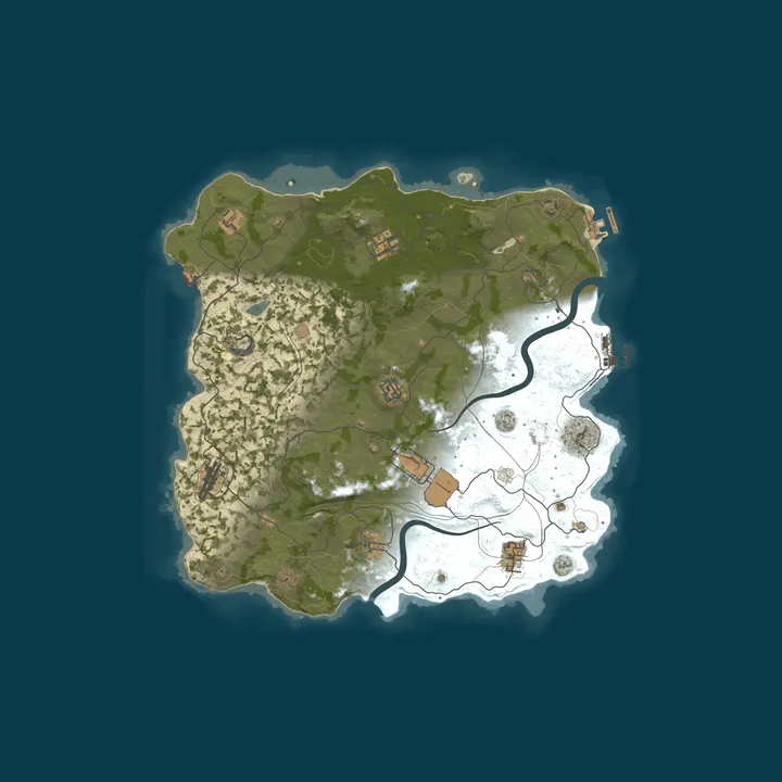 Map of WARBANDITS.GG 3X |Solo/Duo/Trio/Quad/Max5|LootX3| JUST WIPED