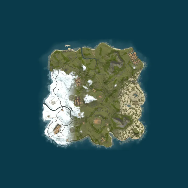 Map of PROJECT LAZARUS ORIGINAL | DayZ 2x | Weekly | Max 4 | Wiped 15/