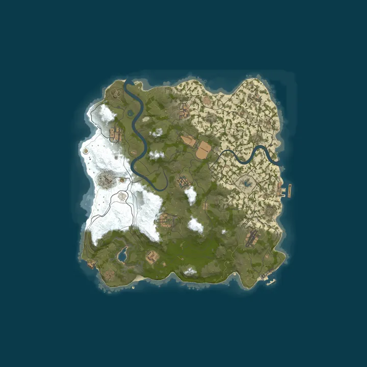 Map of RustForNoobs.com | SOLO ONLY | Weekly | US