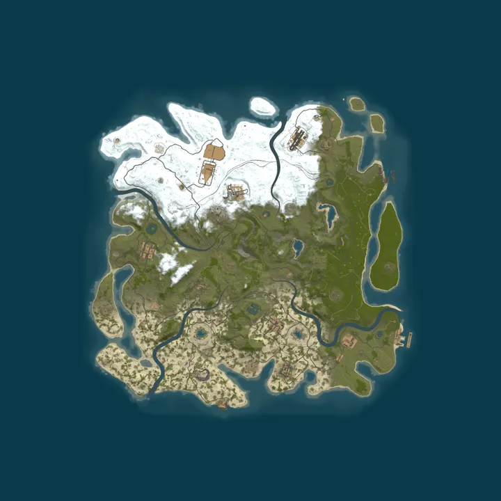 Map of [EU] RustEZ Pure PvE | Low Decay | No Killing | No Raiding