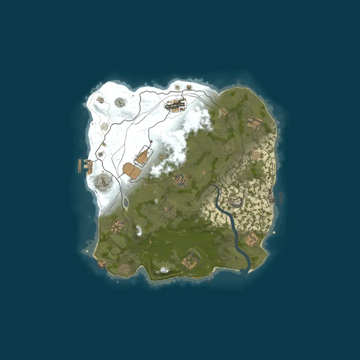 Map of WARBANDITS.GG EU 5X |Solo/Duo/Trio/Quad|Loot+|TP|Kits|x5 JUST W