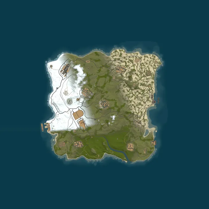 Map of WARBANDITS.GG EU 3X SOLO ONLY|Loot+|X3 JUST WIPED