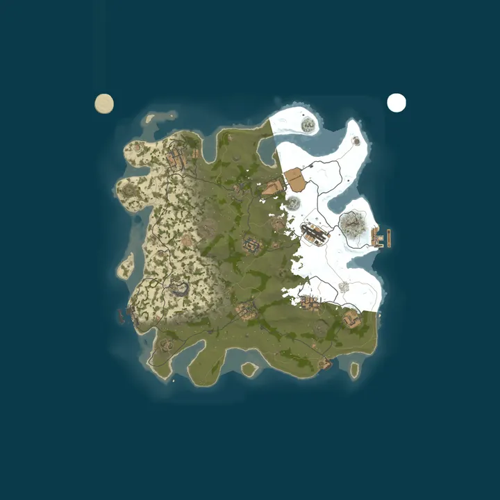 Map of Apex Rust - EU 10X Max 6 | Clans | Kits | Events