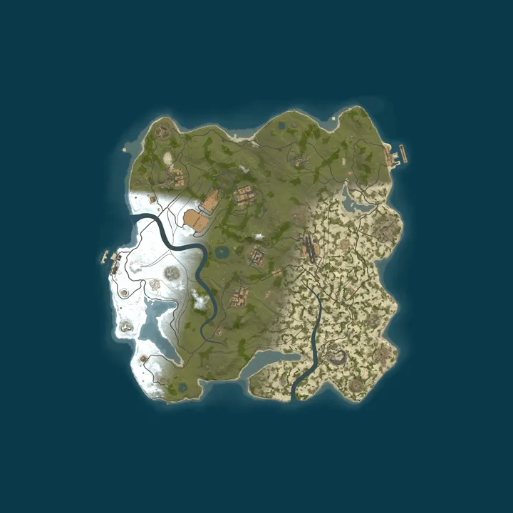 Map of ⦿ ICEFUSE EU 2X Trio (Solo/Duo/Trio|Loot x2|WIPED)