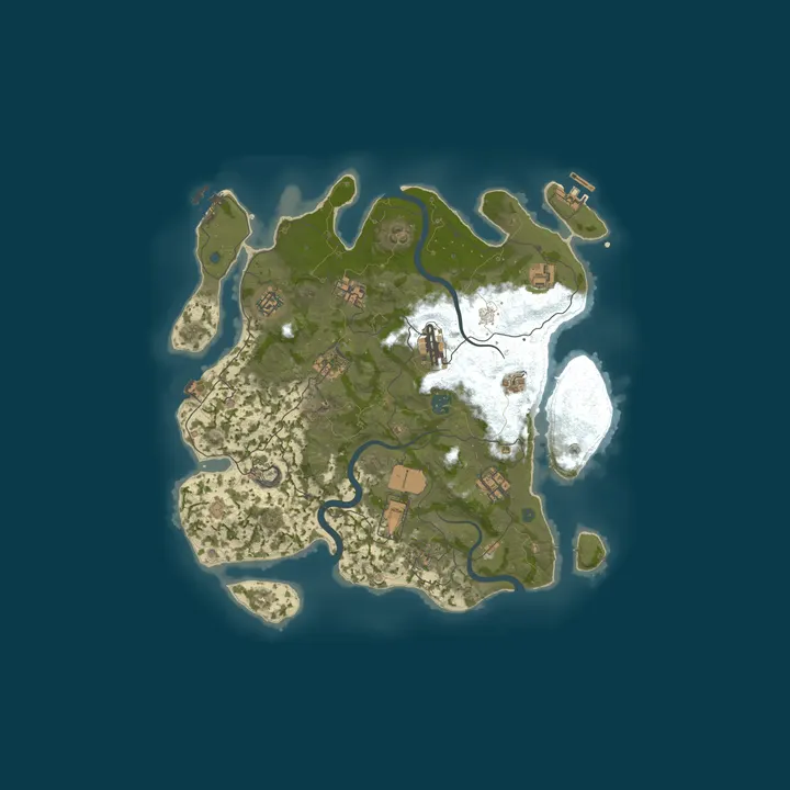 Map of DMITS Rust Server