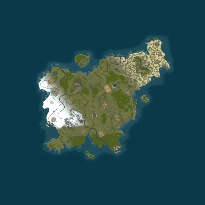 Map of Kapco411 Los Muertos|4X PVE|Tons NPC's & Events