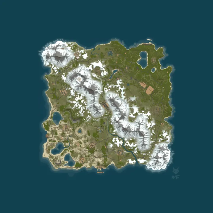 Map of Kapco411 Hell On Earth 3X|PVE|Ultra Modded Weekly|Awesome Event