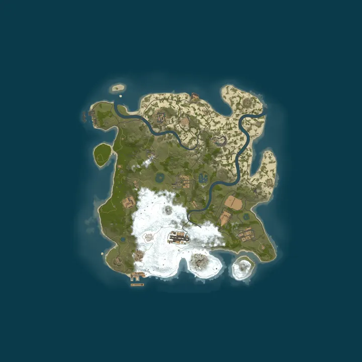 Map of ANGRY BEAVER - 2X - PVP/PVE