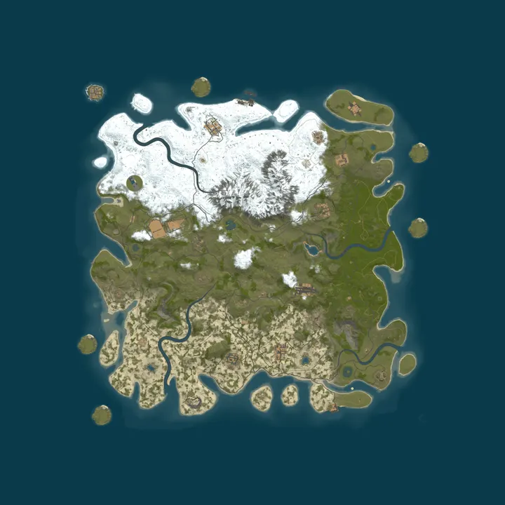 Map of LOST PARADISE US 5X PvE [Raids|Bosses|Events|SkillTree]
