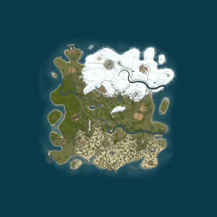 Map of Piedmont Rust - Wiped October 1 - New players welcome!