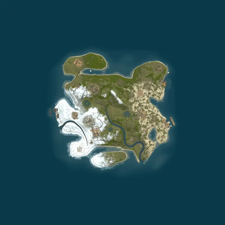 Map of Pine Hosting - Rust Server