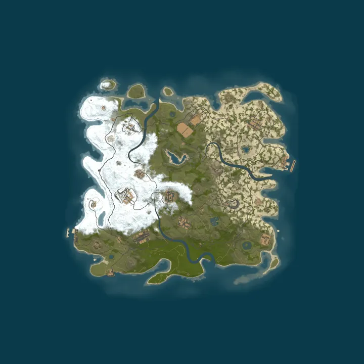 Map of Frog's Frontier|2X|Cheap Upkeep|