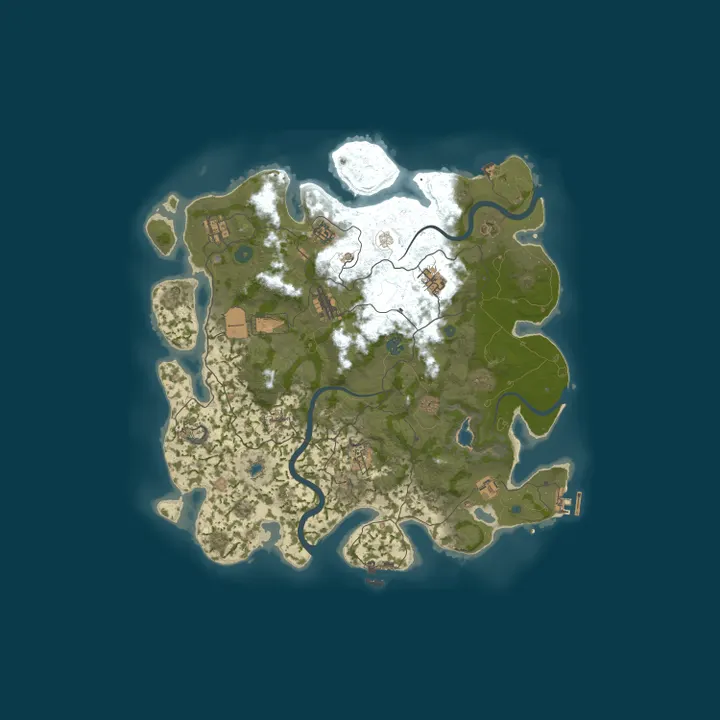 Map of Reclaimed Lands