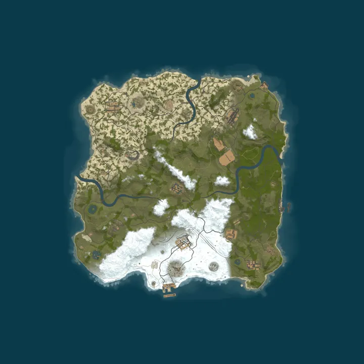 Map of Shadow Island 2X | Bi-Weekly | Quad