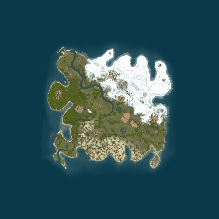 Map of ZV9 Solo Only Rust