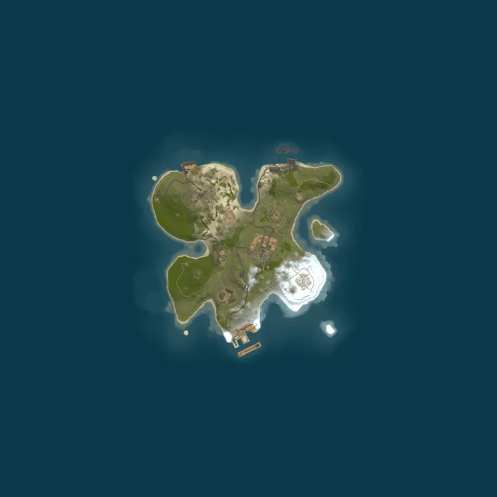 Map of Merens 3X Small Map