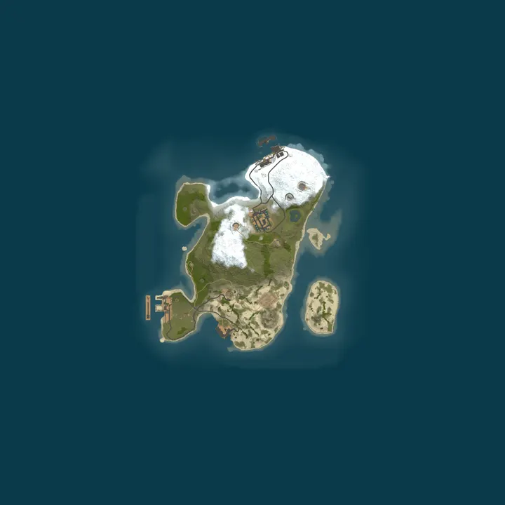 Map of Rust Server - Pinehosting.com