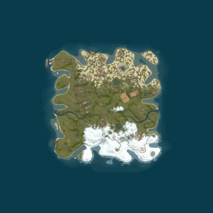 Map of BattleZone.gg — SOLO ONLY | Noob Friendly | Map Wiped