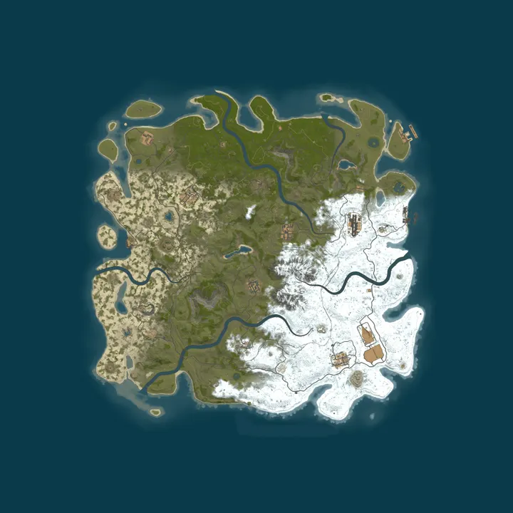 Map of iron wood